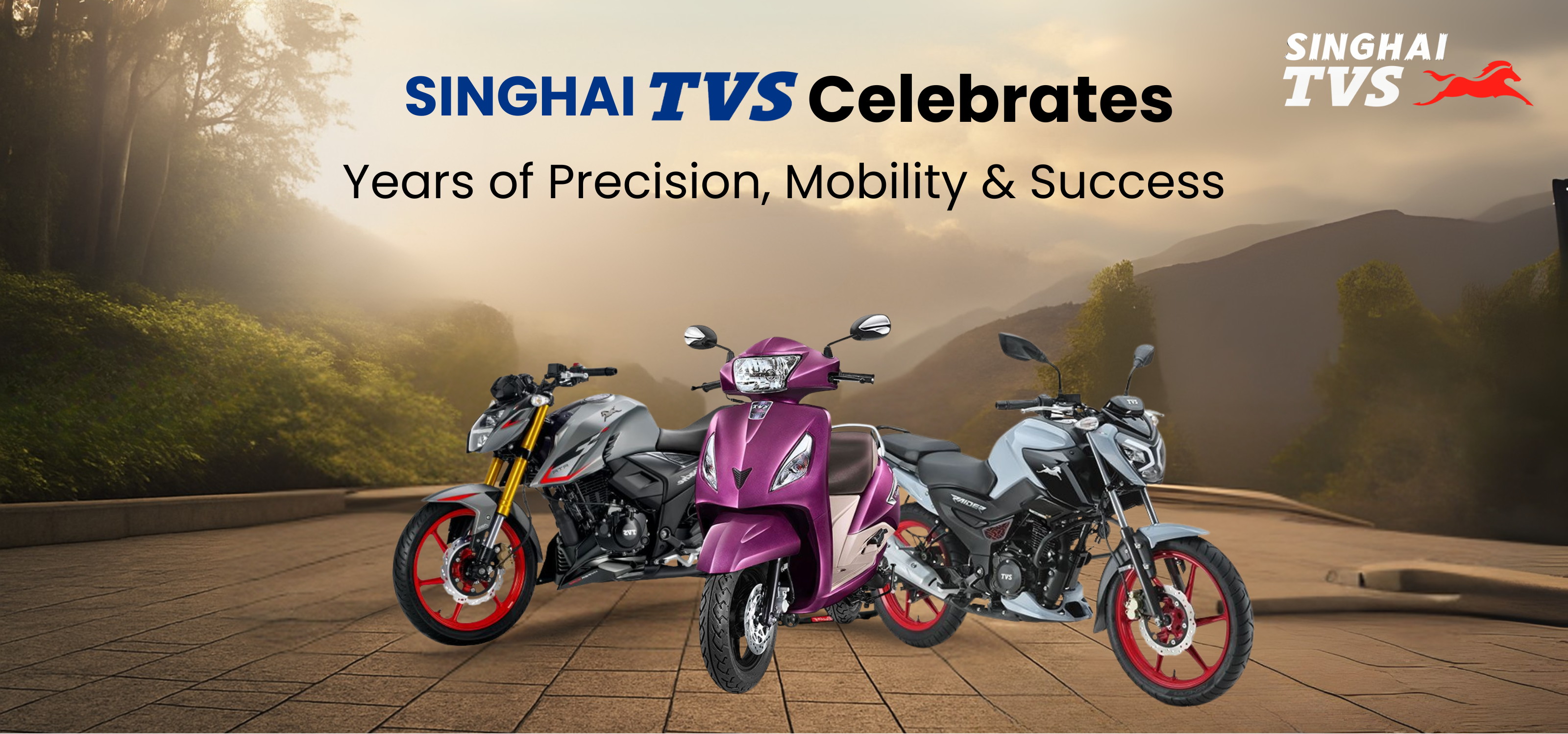 SINGHAI TVS Celebrates Years of Precision, Mobility & Success
